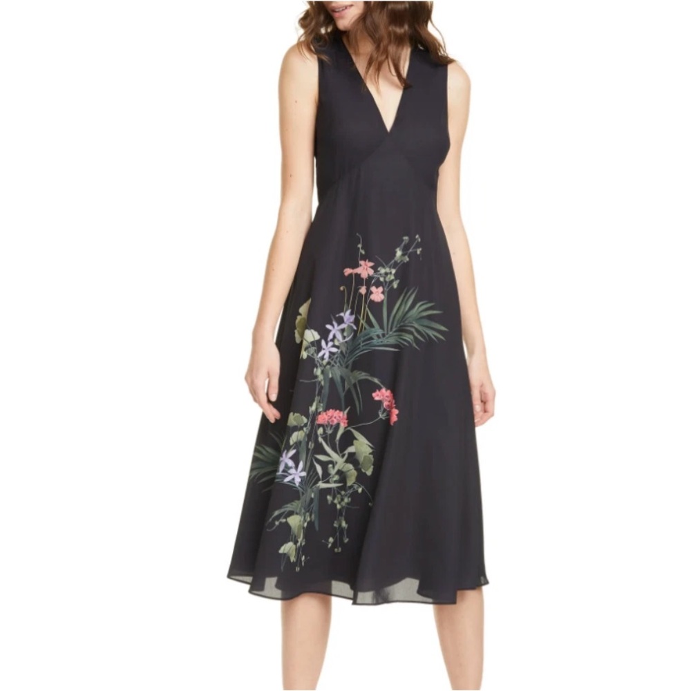 Ted Baker glowing  Midi Dress Size 5